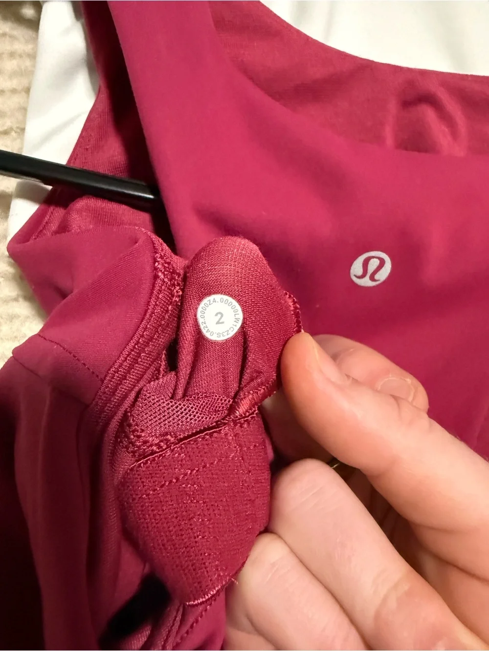 lululemon athletica Hot Pink Racerback Crop Tank